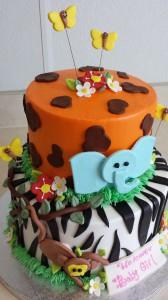 Baby Shower Jungle Tiered